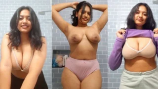 Cute girlfriend showing and get fucked